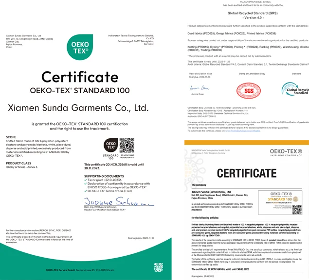 Certificates