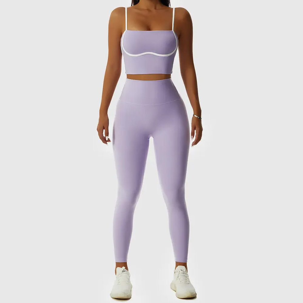 Contrast Color Fitness Clothes