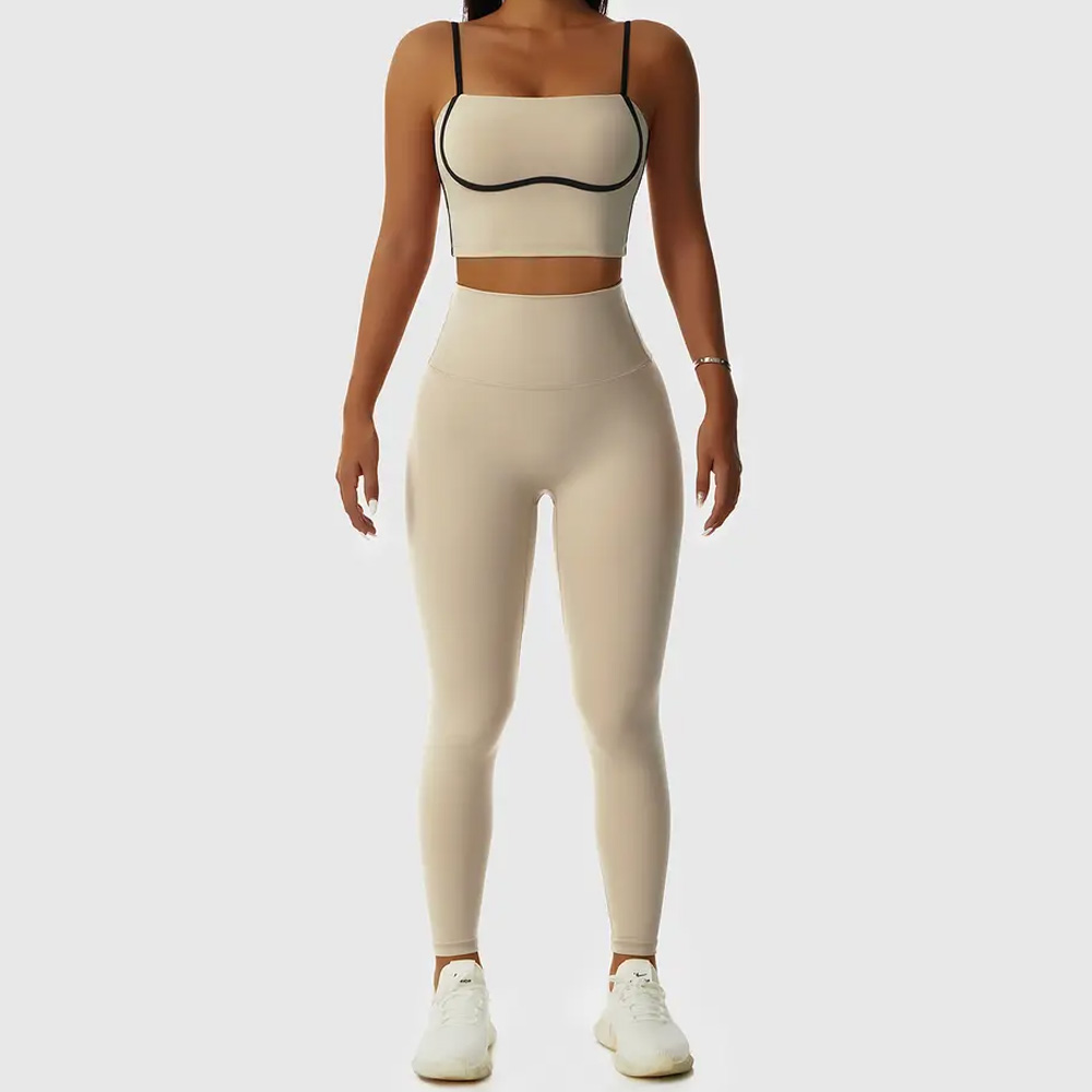 Contrast Color Fitness Clothes