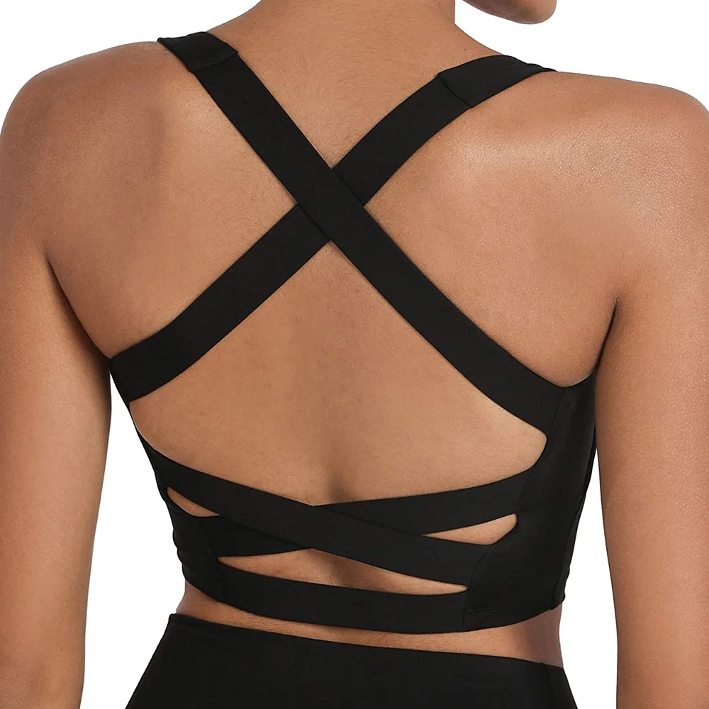 Criss-Cross Back Tank Tops