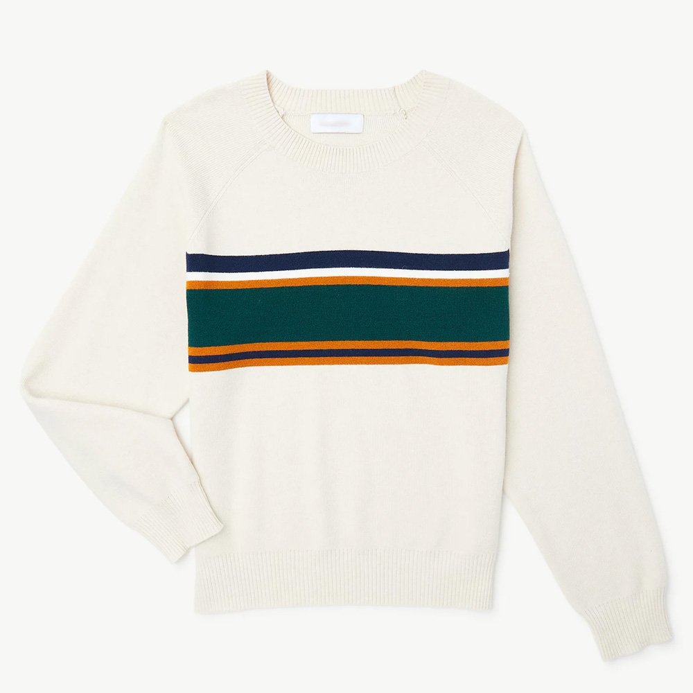 Striped Raglan Sweater